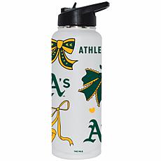 Memory Company MLB Athletics 34-oz Bow White Quencher Tumbler