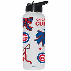 Memory Company MLB Cubs 34-oz Bow White Quencher Tumbler