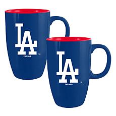 Memory Company MLB Dodgers Tall 20oz Ceramic Mug - 2-Pack