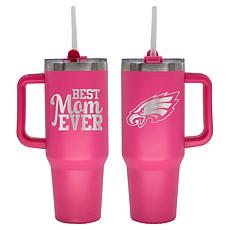 Memory Company NFL  40oz Best Mom Ever Pink Tumbler Eagles