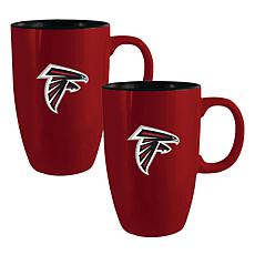 Memory Company NFL Falcons 20oz Ceramic Team Tall Mug 2-Pack