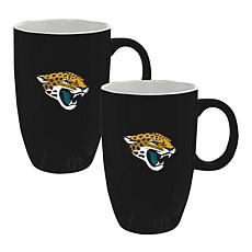 Memory Company NFL Jaguars 20oz Ceramic Team Tall Mug 2-Pack
