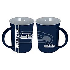 Memory Company NFL Seahawks 15oz Reflective Logo Ceramic Mug 2-Pack