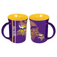 Memory Company NFL Vikings 15oz Reflective Logo Ceramic Mug 2-Pack