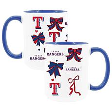 Memory Company Rangers 2pk 15oz Bow Coffee Mug