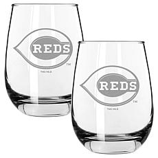 Memory Company Reds 2PK15oz Wine Glass