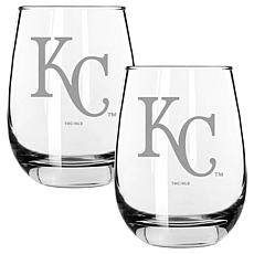 Memory Company Royals 2PK15oz Wine Glass