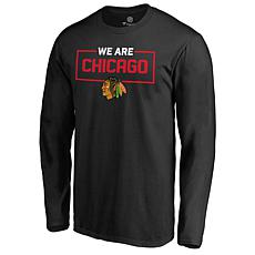 Men's Fanatics Black Chicago Blackhawks Iconic Collection We Are Lo...