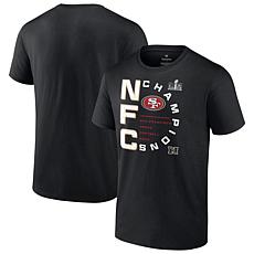 Men's Fanatics Black San Francisco 49ers 2023 NFC Champions Right S...