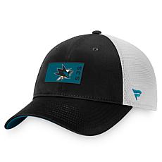 Men's Fanatics Black/White San Jose Sharks Authentic Pro Rink Truck...