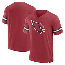 Men's Fanatics  Cardinal Arizona Cardinals Jersey Tackle V-Neck T-S...
