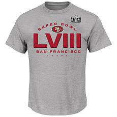 Men's Fanatics Gray San Francisco 49ers Super Bowl LVIII Big & Tall...