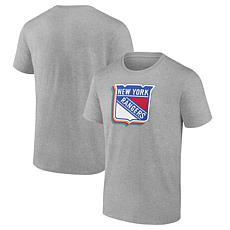 Men's Fanatics Heather Gray New York Rangers Pride Rush T-Shirt