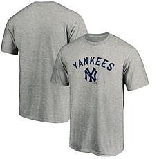 Men's Fanatics Heather Gray New York Yankees Team Wahconah T-Shirt