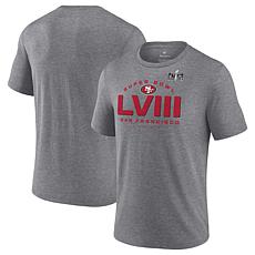 Men's Fanatics Heather Gray San Francisco 49ers Super Bowl LVIII Ma...