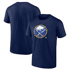 Men's Fanatics Navy Buffalo Sabres Splatter Logo Team T-Shirt