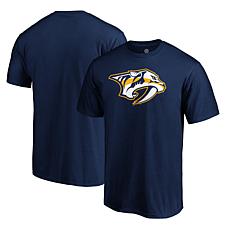 Men's Fanatics Navy Nashville Predators Primary Logo Team T-Shirt