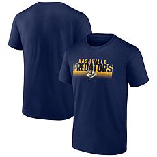 Men's Fanatics Navy Nashville Predators Solid Formation T-Shirt