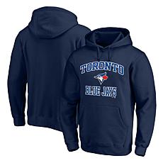 Men's Fanatics Navy Toronto Blue Jays Heart & Soul Fitted Pullover ...