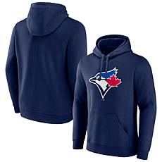 Men's Fanatics Navy Toronto Blue Jays Official Logo Fitted Pullover...