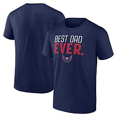 Men's Fanatics Navy Washington Capitals Best Dad Ever T-Shirt