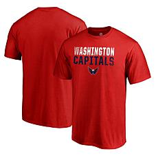 Men's Fanatics Red Washington Capitals Iconic Collection Fade Out T...