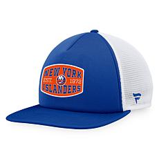 Men's Fanatics Royal/White New York Islanders Foam Front Patch Truc...