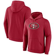 Men's Fanatics Scarlet San Francisco 49ers Primary Logo Fleece Pull...