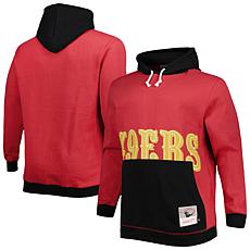 Men's Mitchell & Ness Scarlet/Black San Francisco 49ers Big & Tall ...