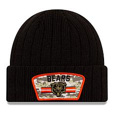 Men's New Era Tan Chicago Bears Dude Cuffed Knit Hat