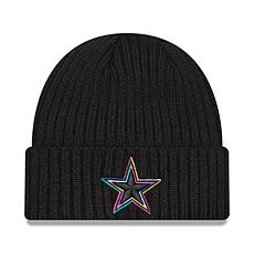 Men's New Era Black Dallas Cowboys 2024 NFL Crucial Catch Cuffed Kn...