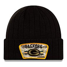 Women's New Era Black Green Bay Packers 2021 Salute To Service 9TWENTY  Adjustable Hat