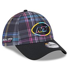 Men's New Era Black New York Jets 2024 NFL Crucial Catch Plaid 39TH...