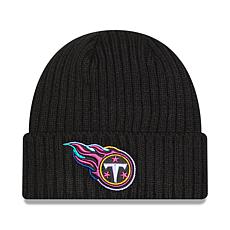 Men's New Era Black Tennessee Titans 2024 NFL Crucial Catch Cuffed ...