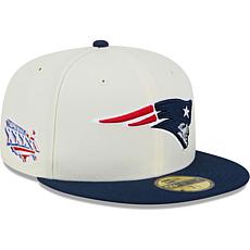 Men's New Era Cream New England Patriots Retro 59FIFTY Fitted Hat