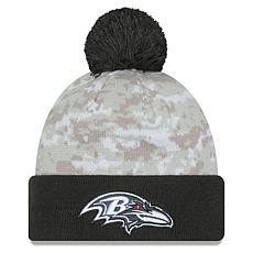 Men's New Era  White/Graphite Baltimore Ravens 2024 Salute To Servi...