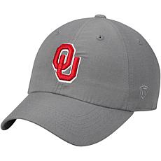 Men's Top of the World Gray Oklahoma Sooners Primary Logo Staple Ad...