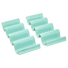 Mesa Mia by Jenny Martinez Set of 2 Stoneware Taco Holders