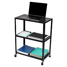 Mind Reader 3 Tier Rolling Cart Microwave Stand Office Cart Metal