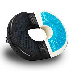 Mind Reader Air Cloud Gel Donut Pillow Seat Cushion with Cooling Core
