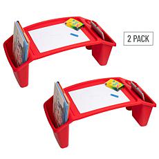 Mind Reader Kids Lap Desk Activity Tray Portable Plastic Set of 2