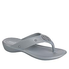 Minnetonka Painted Poppy Thong Sandal