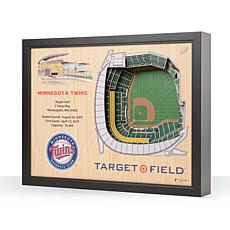 MLB Minnesota Twins StadiumViews 3D Wall Art - Target Field 