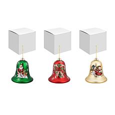 Mr. Christmas Shatterproof Bell Ornaments 3-Pack