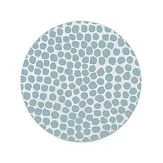 My Magic Carpet Genevieve Gorder Puff Dotty 6'x6' Rug - Lake Blue