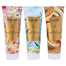 Nakery Beauty 3pc Crepe Smoothing & Tightening Body Butter Collection