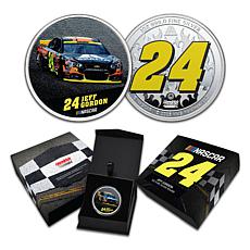 NASCAR Jeff Gordon 1oz Silver Round in Presentation Box