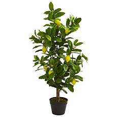 Nearly Natural 3 ft. Artificial Lemon Tree