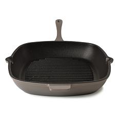 Neo 11" Cast Iron Square Grill Pan, Oyster