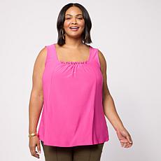Nina Leonard Sleeveless Float Top 